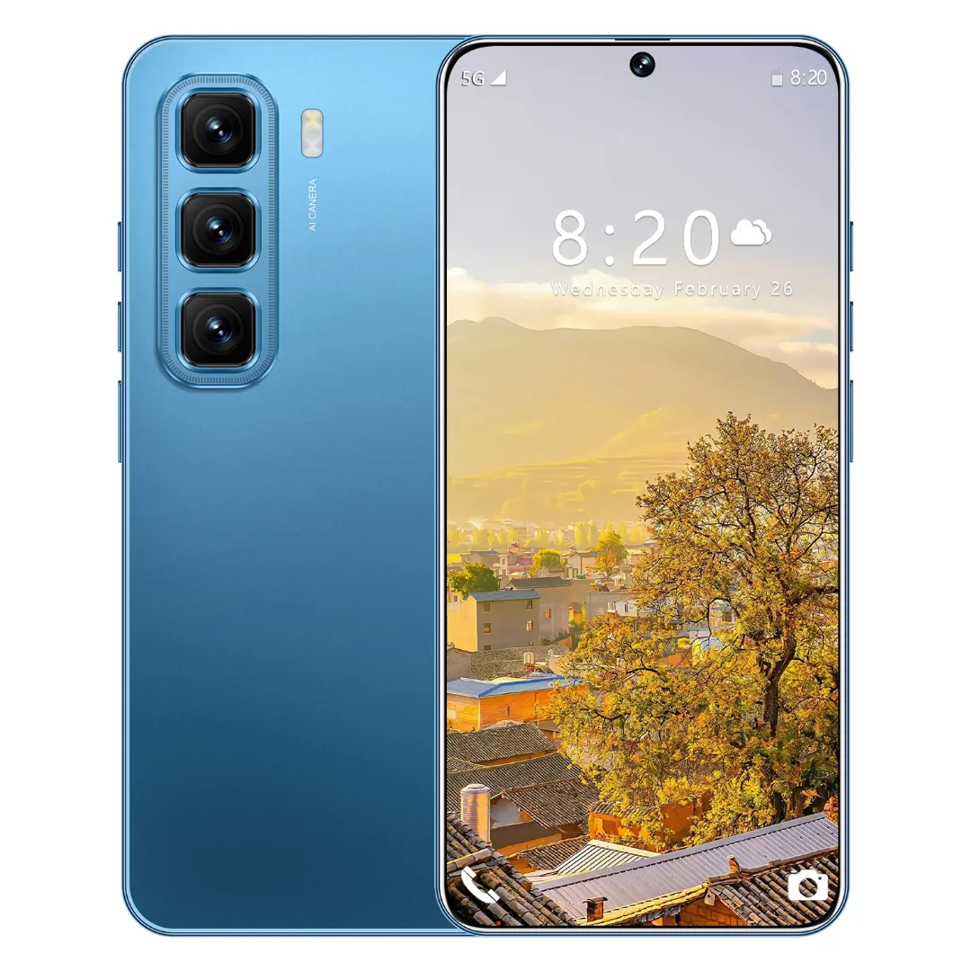 Smartphone Hot50 Pro Max – 5G, 8+256GB, Écran >7", Android 10, Caméra 48MP, Recharge Sans Fil, Débloqué Double SIM