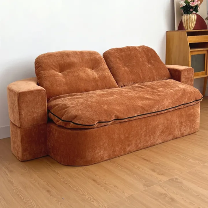 Canapé Modulable 3-en-1 – Design Moderne Transformable en Lit ou Méridienne