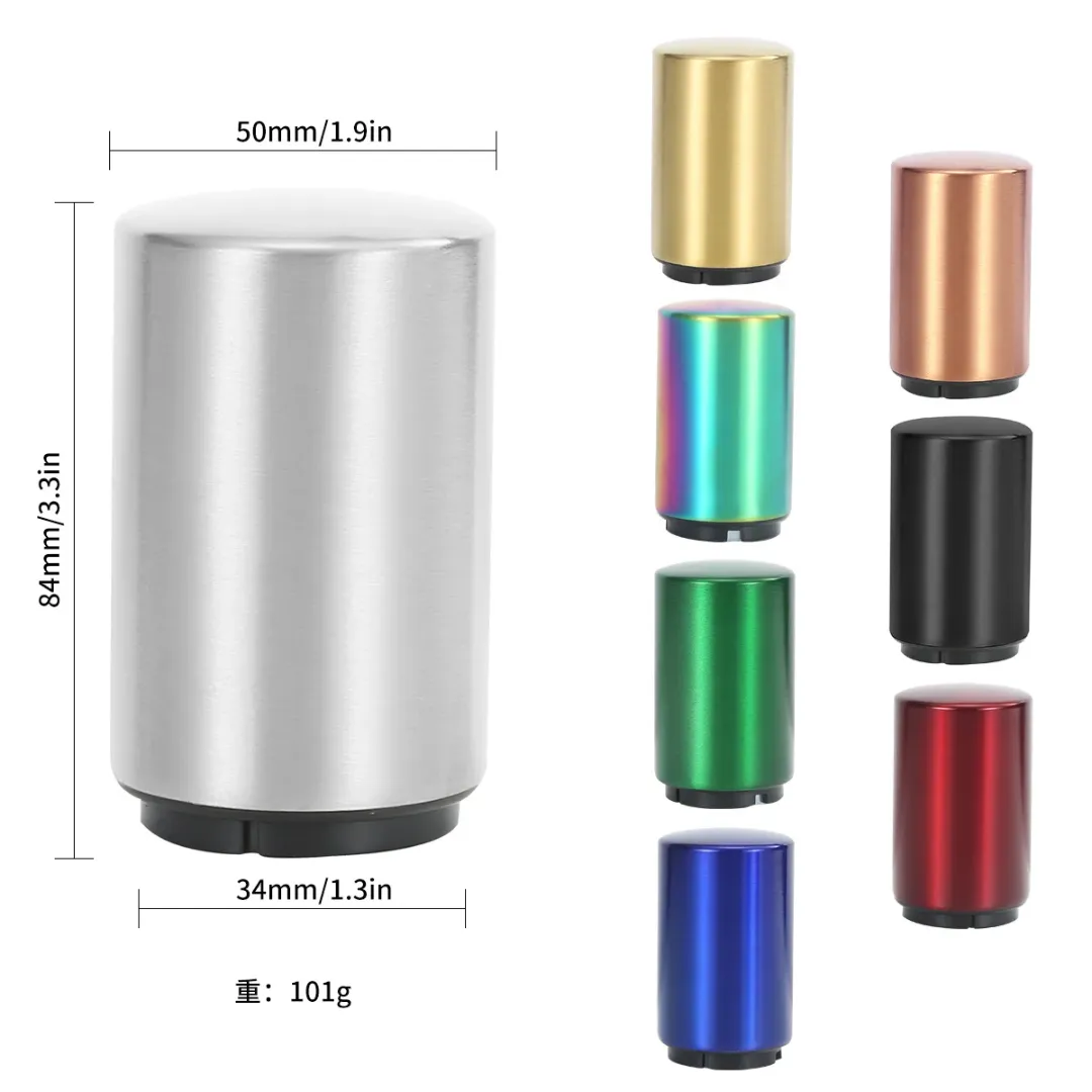 Ouvre-Bouteille Automatique à Pression – Acier Inoxydable – Design Élégant – Pour Bière & Boissons