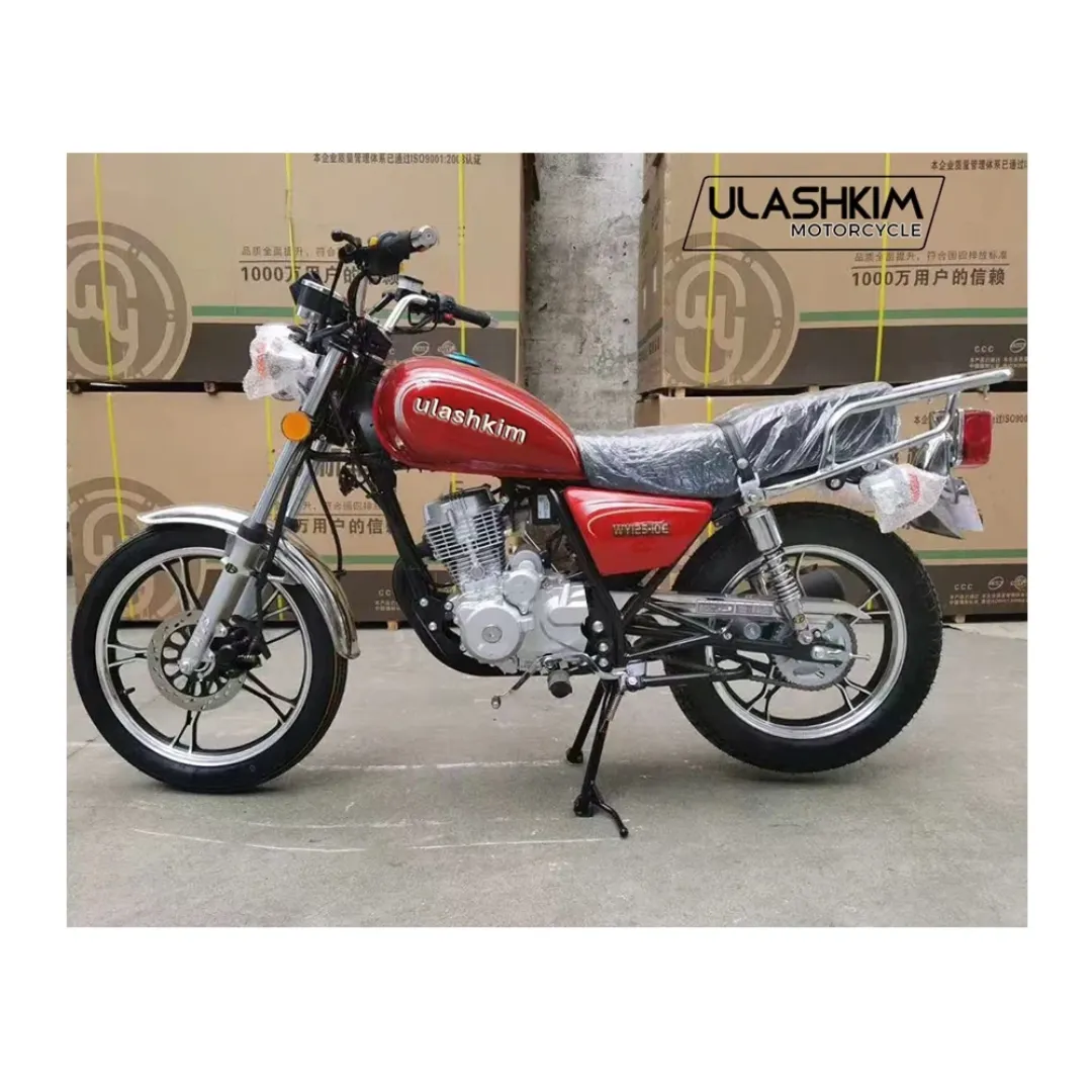 Moto Taizi GN125/GN150 – 125cc – Moteur CG – Économie de carburant – 5 Vitesses – Moto Classique Robuste
