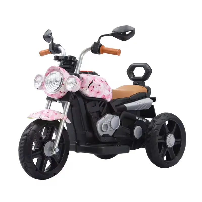 Moto Électrique Enfant 3 Roues – Modèle Sport avec Sons et Lumières