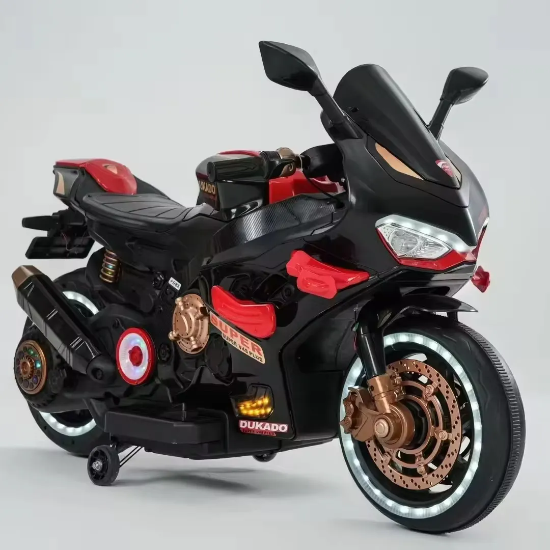 Moto Électrique Enfant Sport Design DUKADO – Éclairage LED & Roues Stylées