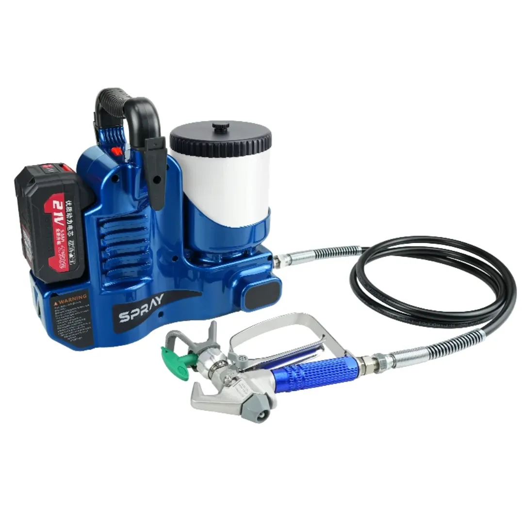 Pulvérisateur Électrique Airless 500W Portable au Lithium – Haute Pression & Réglage 6 Vitesses – 1,2L