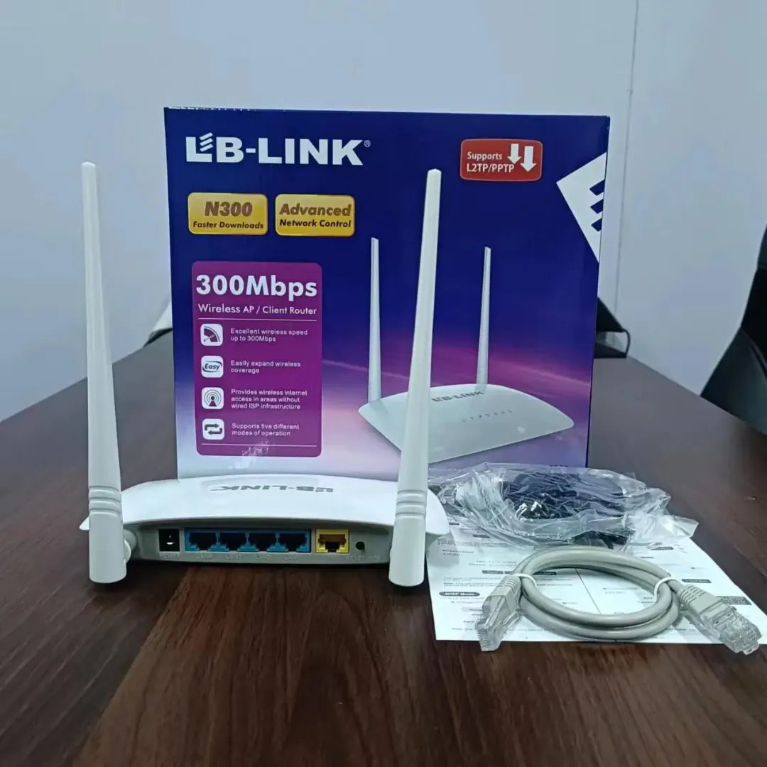 Routeur Wi-Fi Sans Fil LB-Link BL-WR2000 – 300Mbps, 4 Ports LAN, Fréquence 2.4GHz