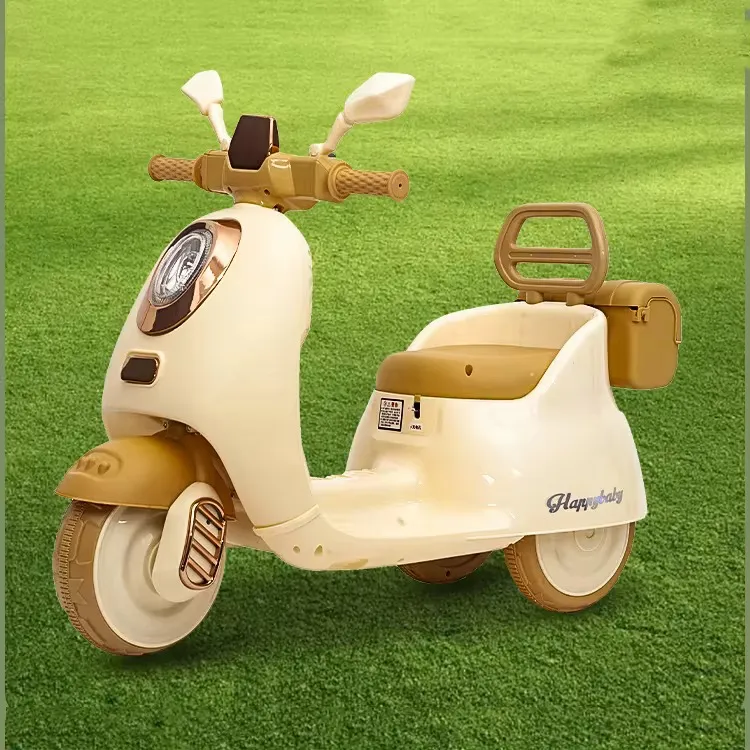 🛵 Moto Électrique Vintage Enfant – Harmony Style
