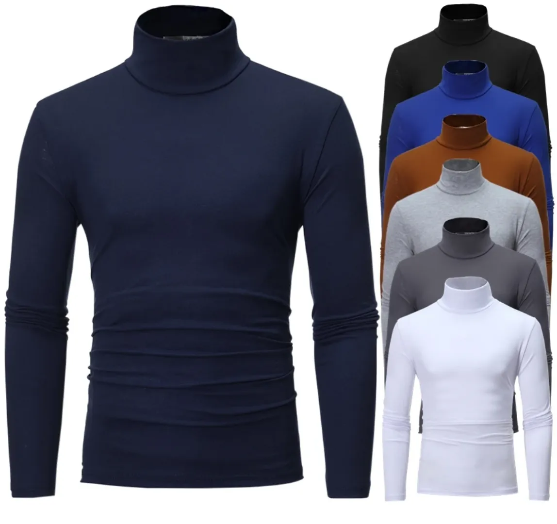Sous-pull Col Roulé Homme – Manches Longues