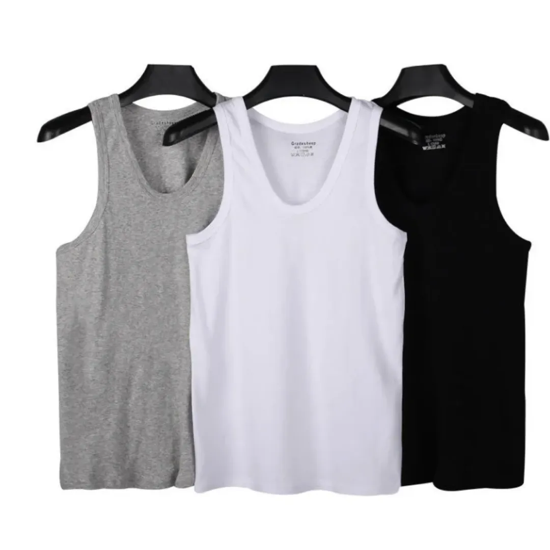 Lot de 3 Débardeurs Classiques pour Homme – Coton Confortable