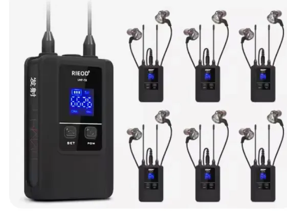 Écouteurs Intra-Auriculaires Sans Fil Professionnels – Monitoring Haute Fidélité pour Performances Live