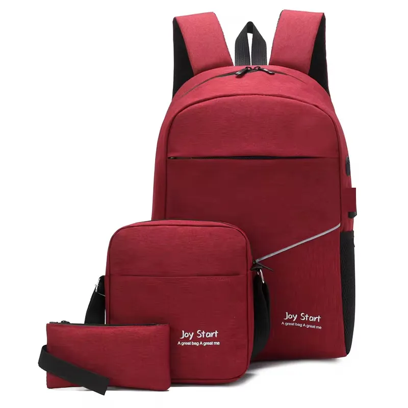 Sac à Dos Scolaire 3-en-1 “Joy Start” – Imperméable, Léger, avec Sac Bandoulière et Trousse Assortie