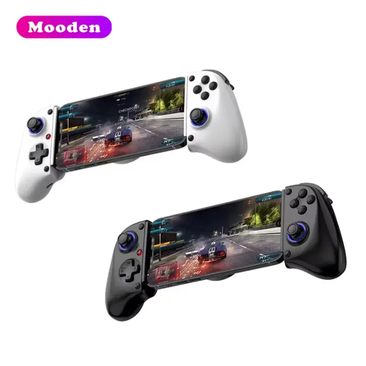 Manette de Jeu Sans Fil pour Smartphone – Contrôleur Portable avec Joysticks Double, Compatible Android & iOS