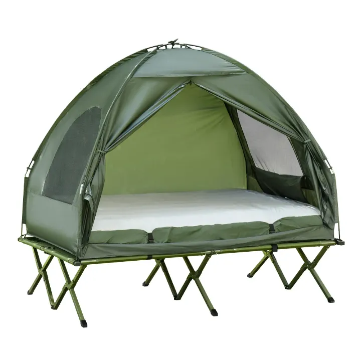 Tente Hors Sol Avec Lit De Camping