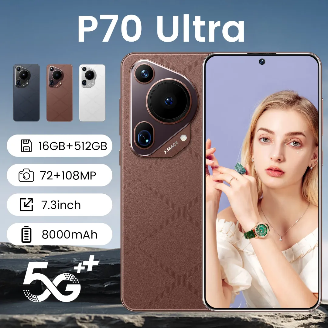 Téléphone P70 Pro Smartphone Android 5G