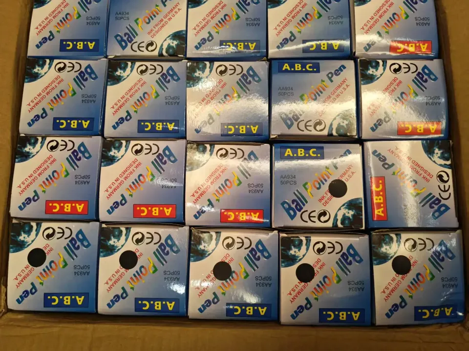 Lot de 4000 Stylos à Bille multicolore Séchage Rapide 1.0mm