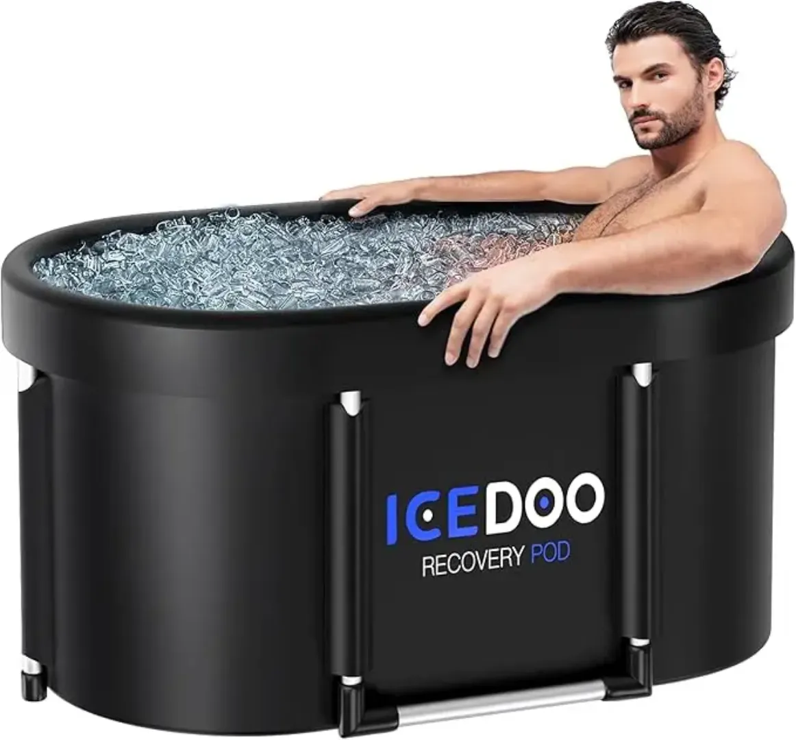 Baignoire de glace pliante portable PVC 2025 pour usage domestique et thérapie froide