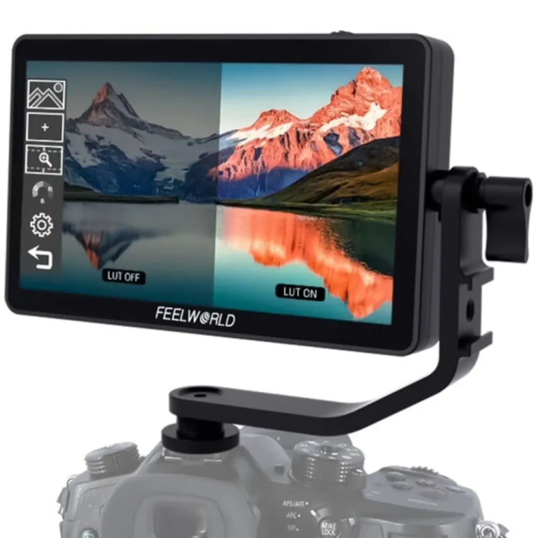 Moniteur de terrain FEELWORLD F6 Plus V2 6 pouces avec écran tactile 3D LUT pour caméra DSLR
