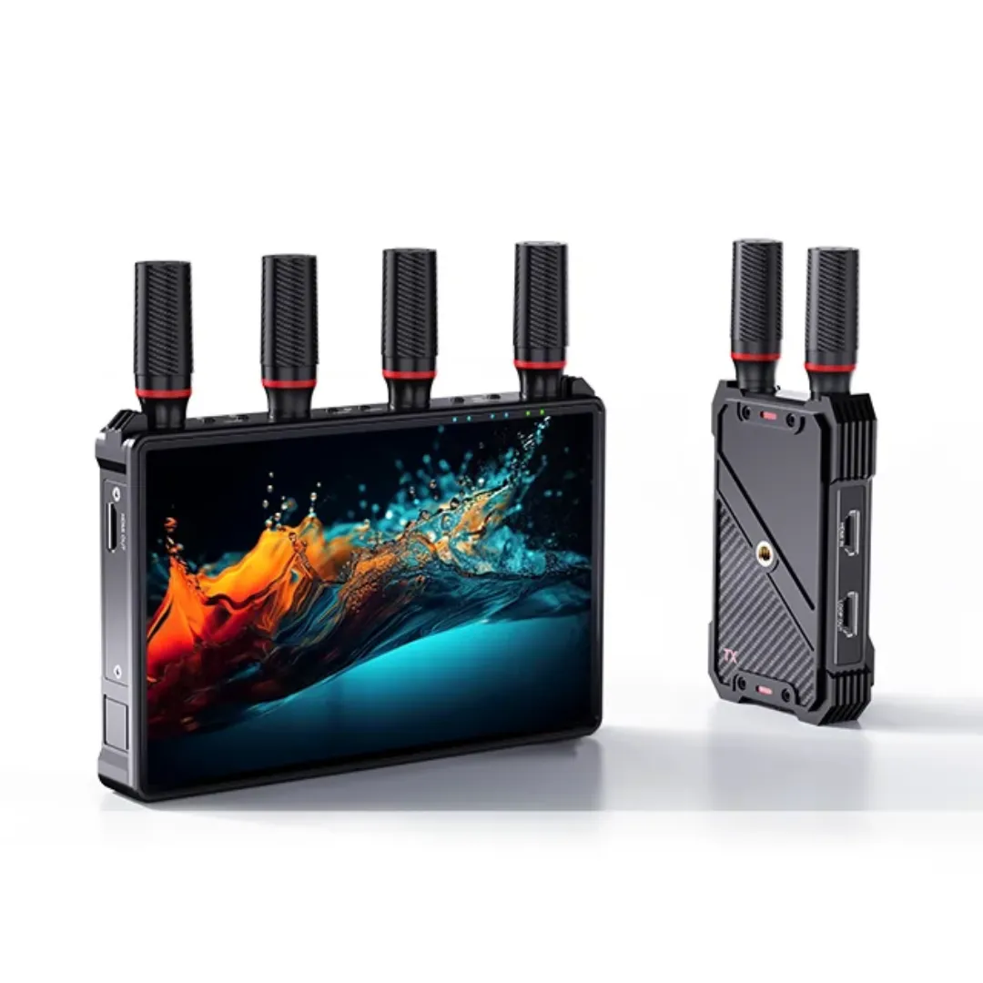 Émetteur et récepteur vidéo sans fil HDMI avec écran 7 pouces - Portée 400m