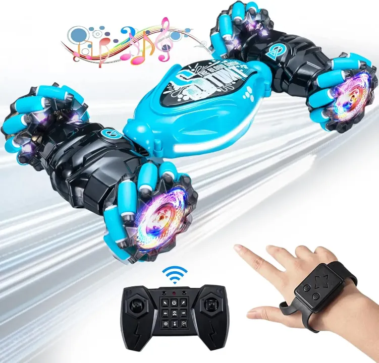 Voiture télécommandée RC avec détection de gestes et rotation 360°