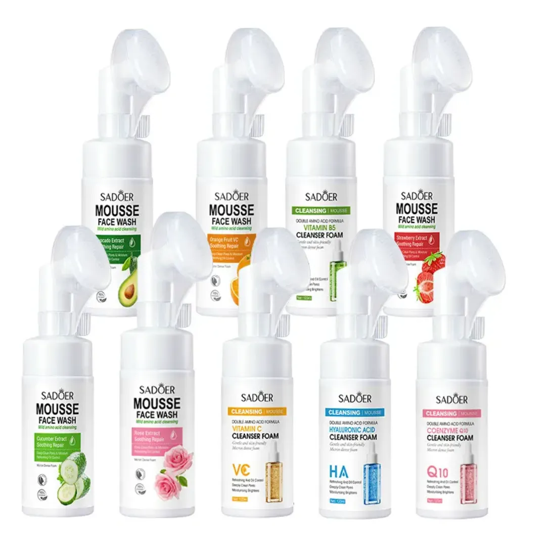 Nettoyant Moussant Bio pour le Visage à la Vitamine C et Aloe Vera