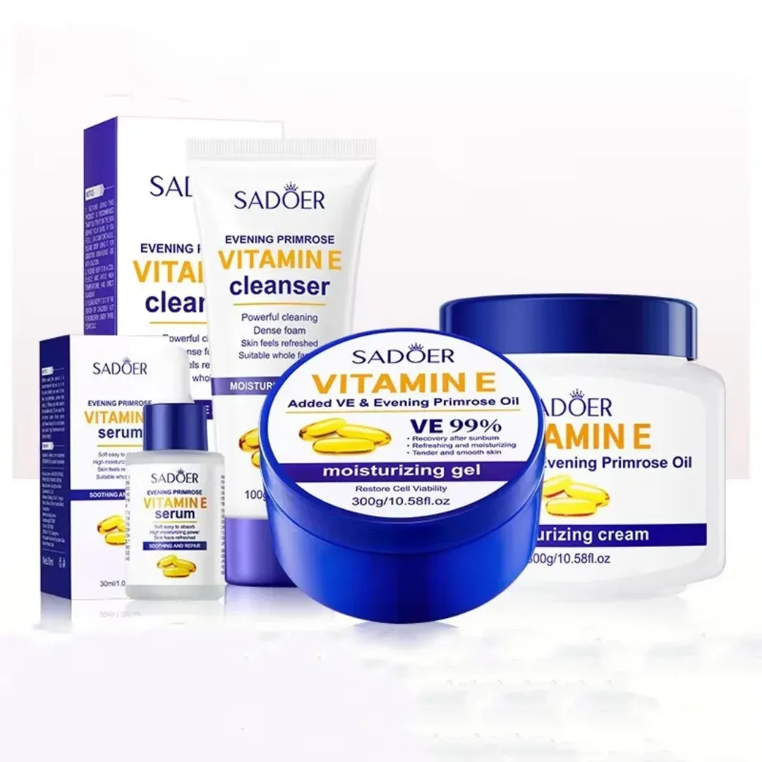 Ensemble de soins de la peau SADOER Onagre et vitamine E