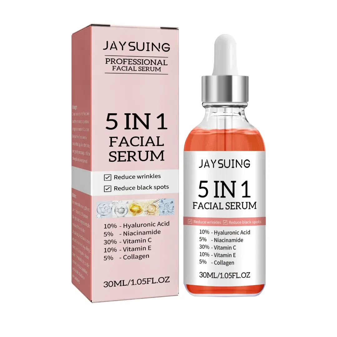 Sérum Visage 5 en 1 Acide Hyaluronique Hydratant Vitamine C
