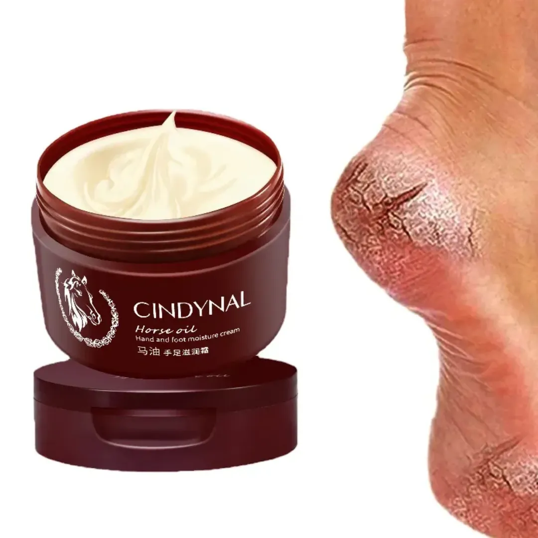 Crème pour les pieds réparatrice anti-fongique exfoliante et hydratante