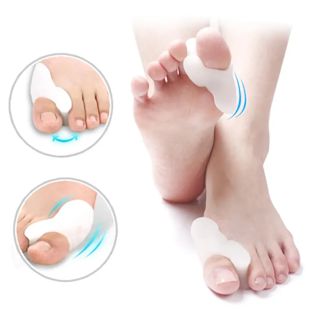 Correcteur orteil Silicone Bunion pouce Valgus protecteur empêchant les ampoules outils à ongles soins des pieds séparateurs d'orteils