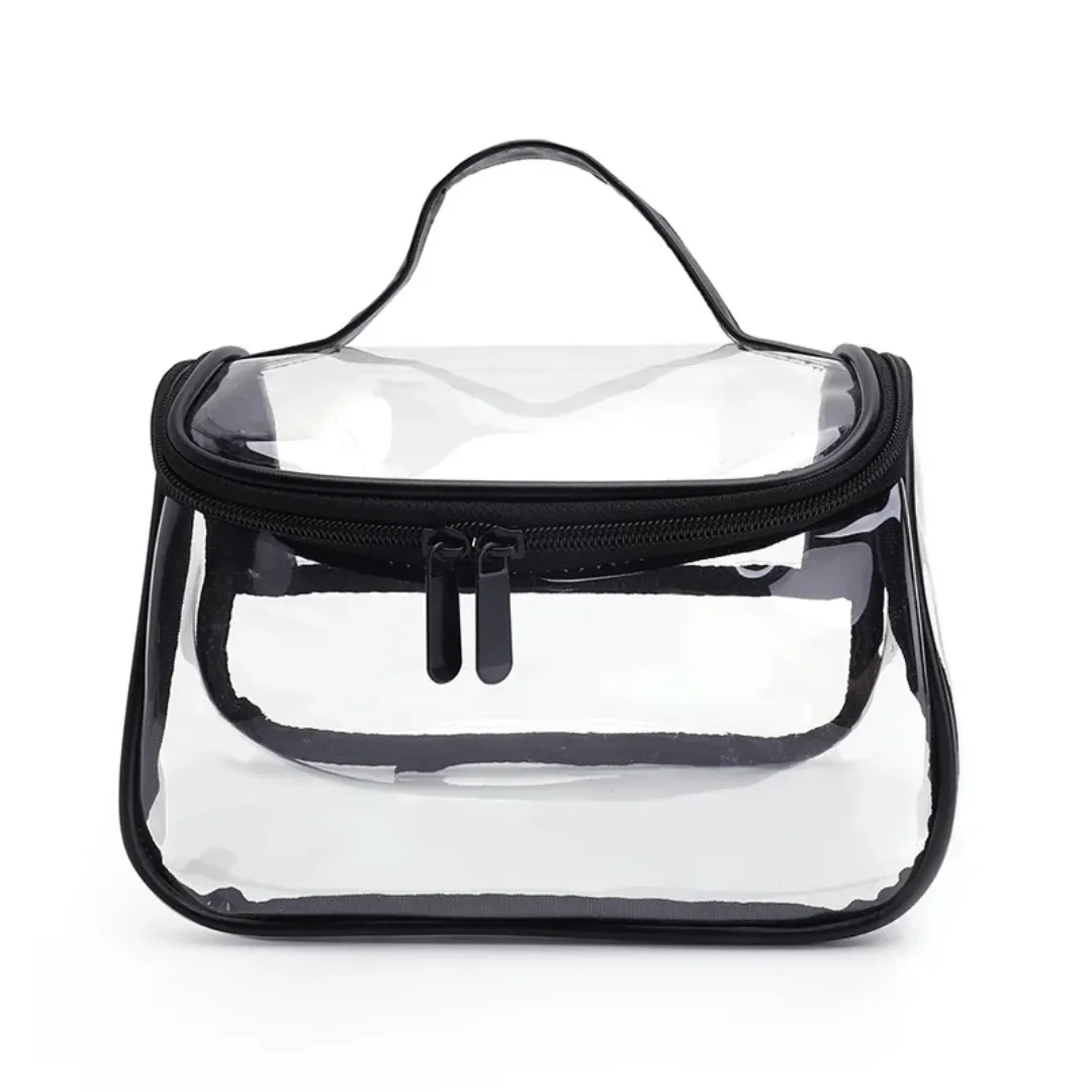 OEM personnalisé portable de voyage PVC cosmétique sac clair grande capacité de stockage trousse de toilette trousse de maquillage