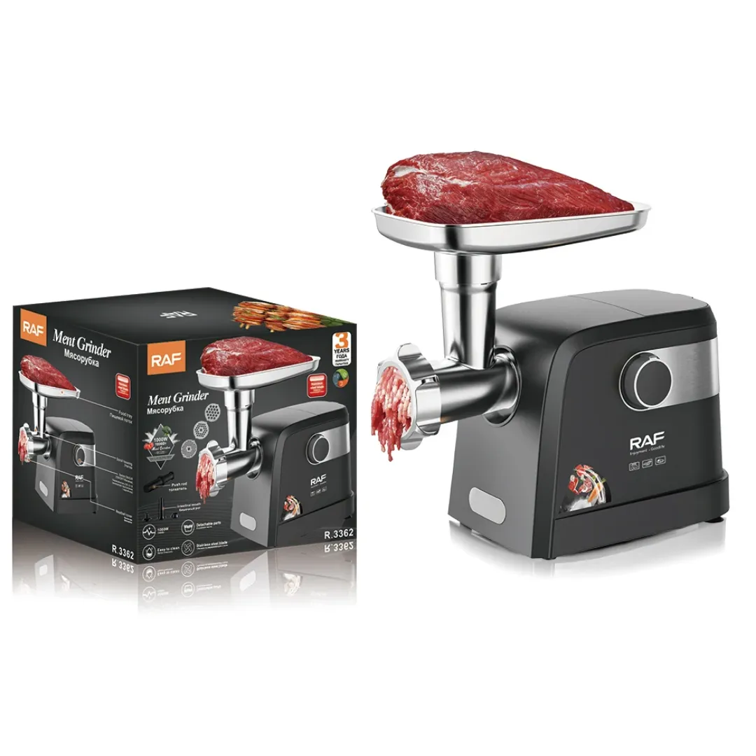 RAF R.3362 Hachoir électrique en acier inoxydable - Hachoir à viande professionnel