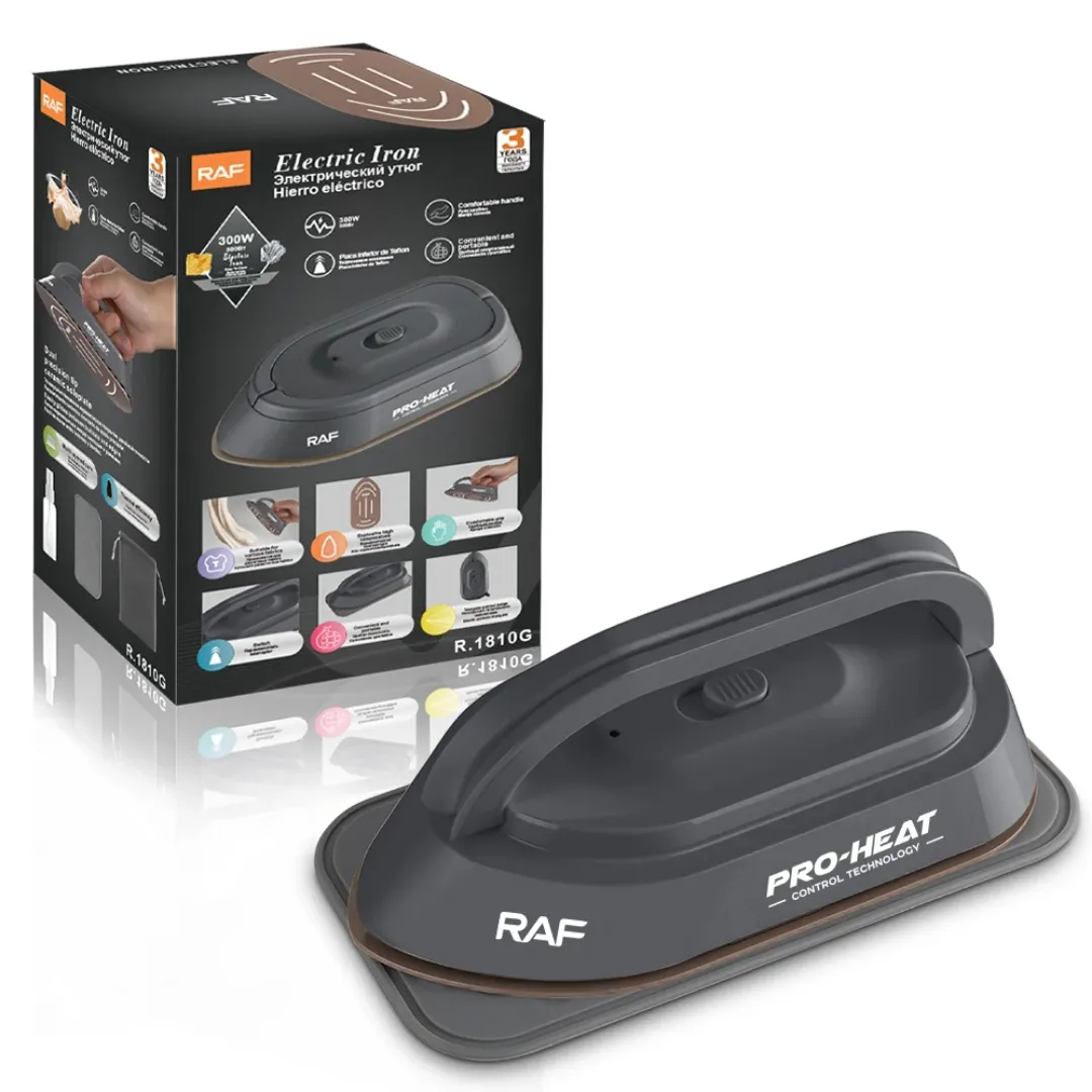 RAF R.1810 Fer à repasser électrique portable pour voyage