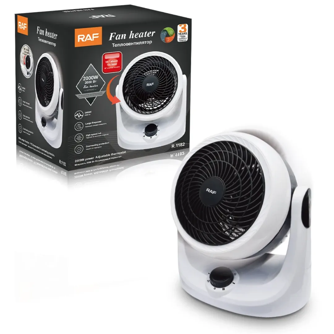 RAF R.1182 Chauffage soufflant électrique portable blanc