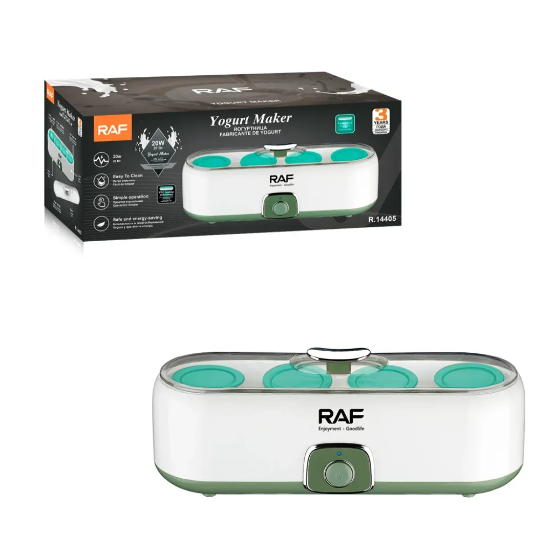 RAF R.14405 Yaourtière Simple et Économe en Énergie avec Bocal en Verre