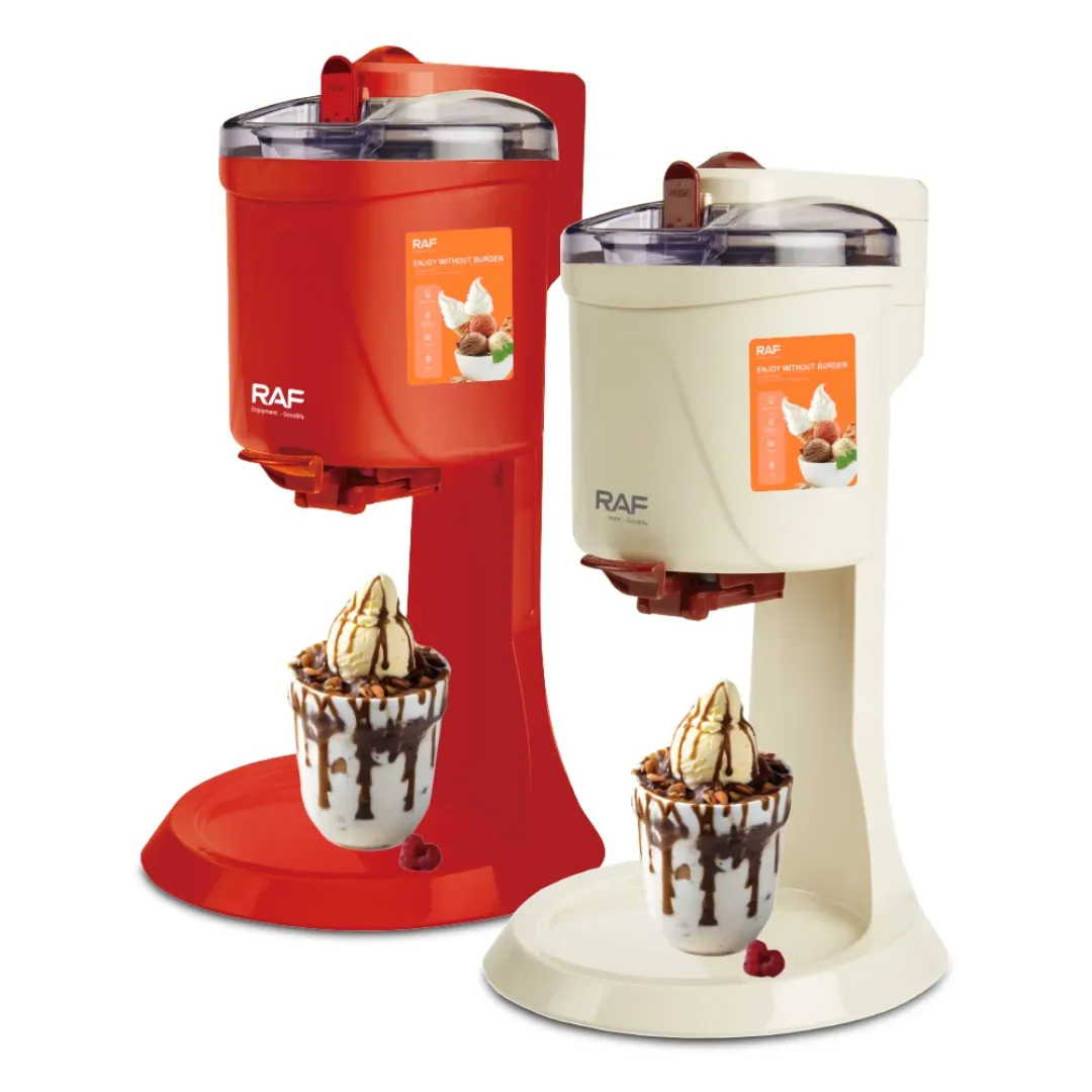 RAF R.0901 Machine à crème glacée automatique pour enfants Sorbetières électriques pour milkshakes Sorbet Gelato