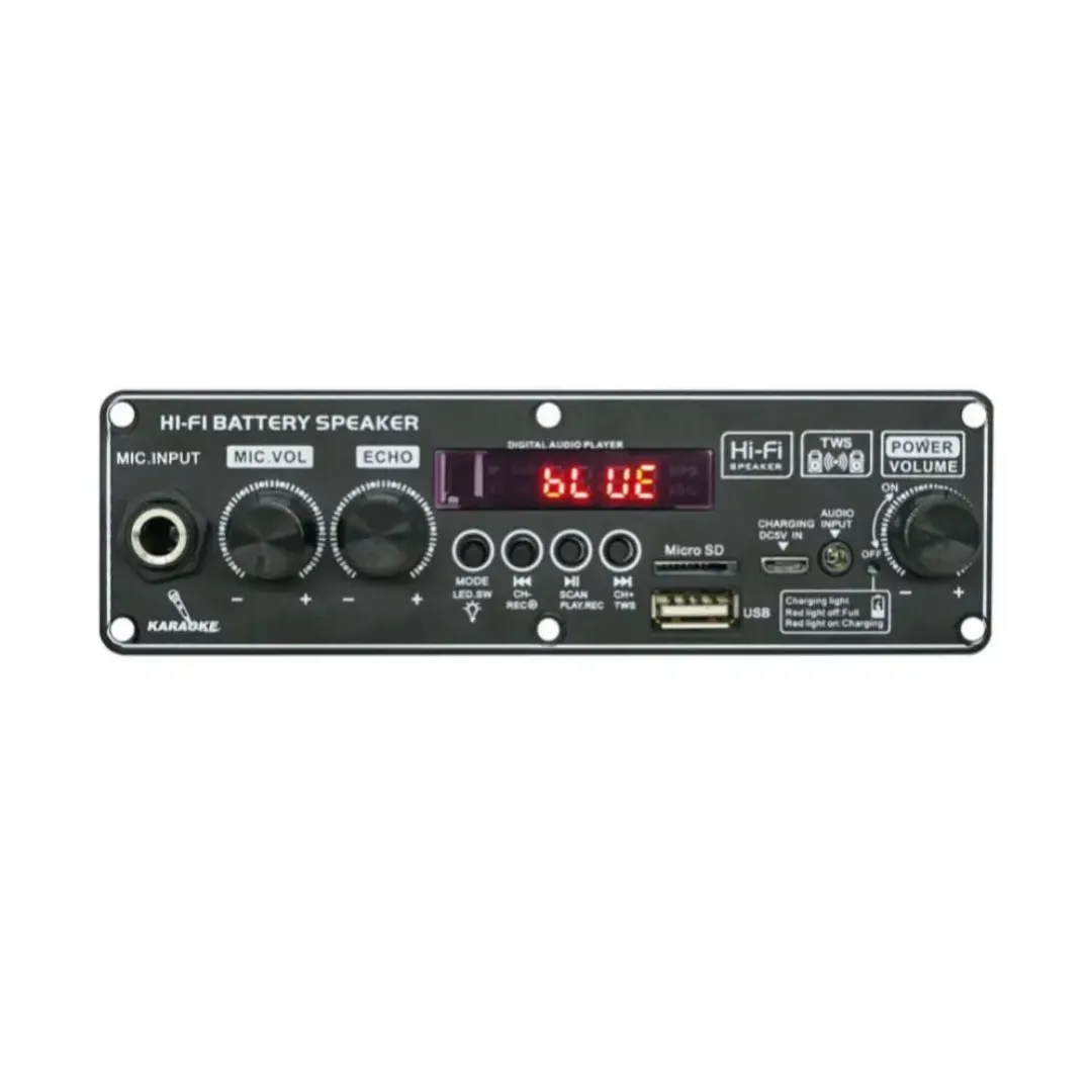 Lecteur MP3 Trolley Haut-parleur Carte amplificateur Bluetooth