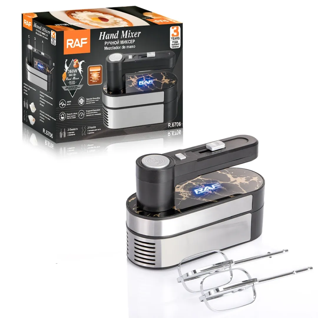 Batteur à Oeufs RAF R.6706 - 5 Vitesses