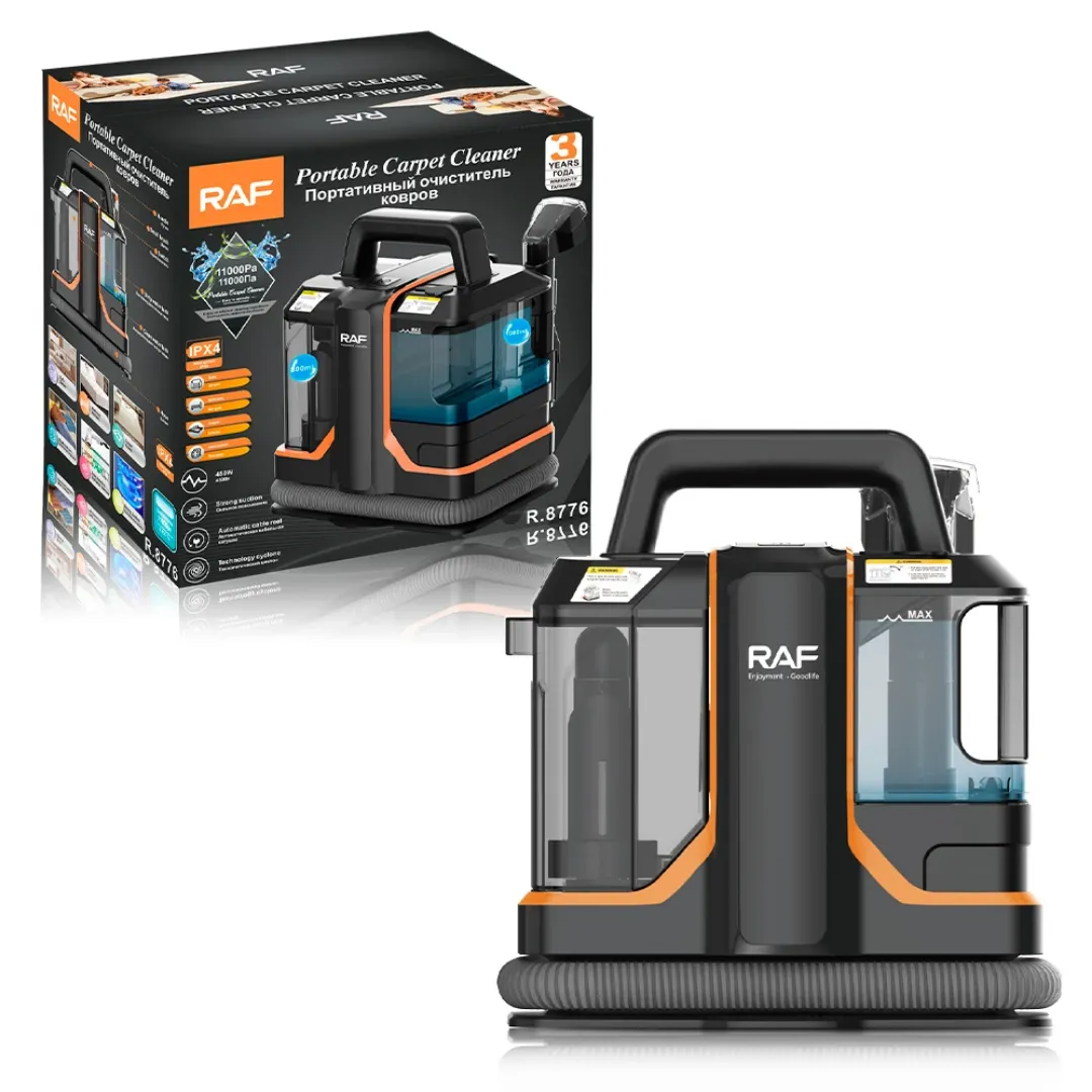Nettoyeurs de tapis portables RAF avec technologie à vapeur Puissant nettoyeur de taches Nettoyage en profondeur