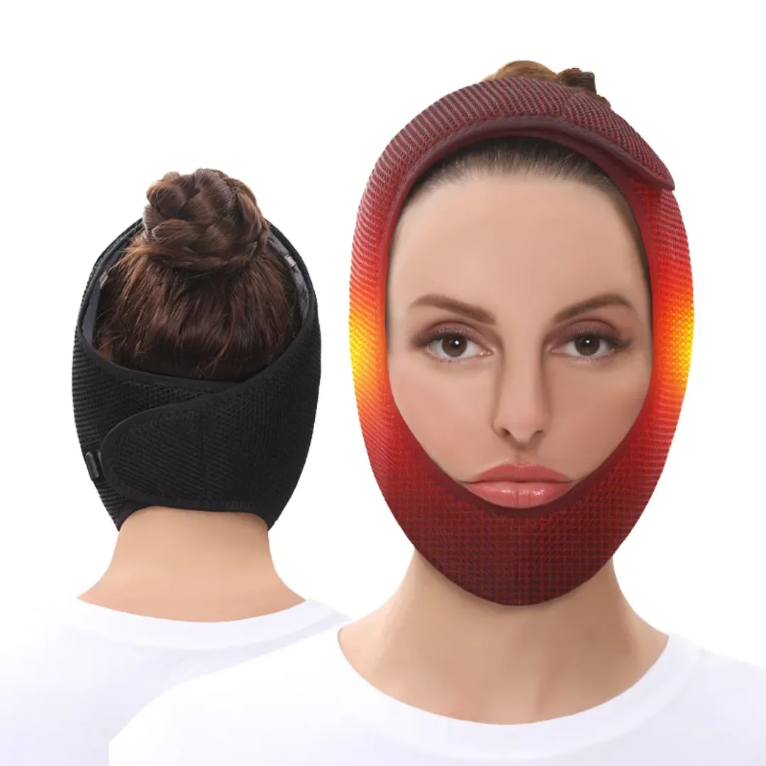 Coussin Chauffant Électrique USB pour le Soulagement de la Mâchoire TMJ