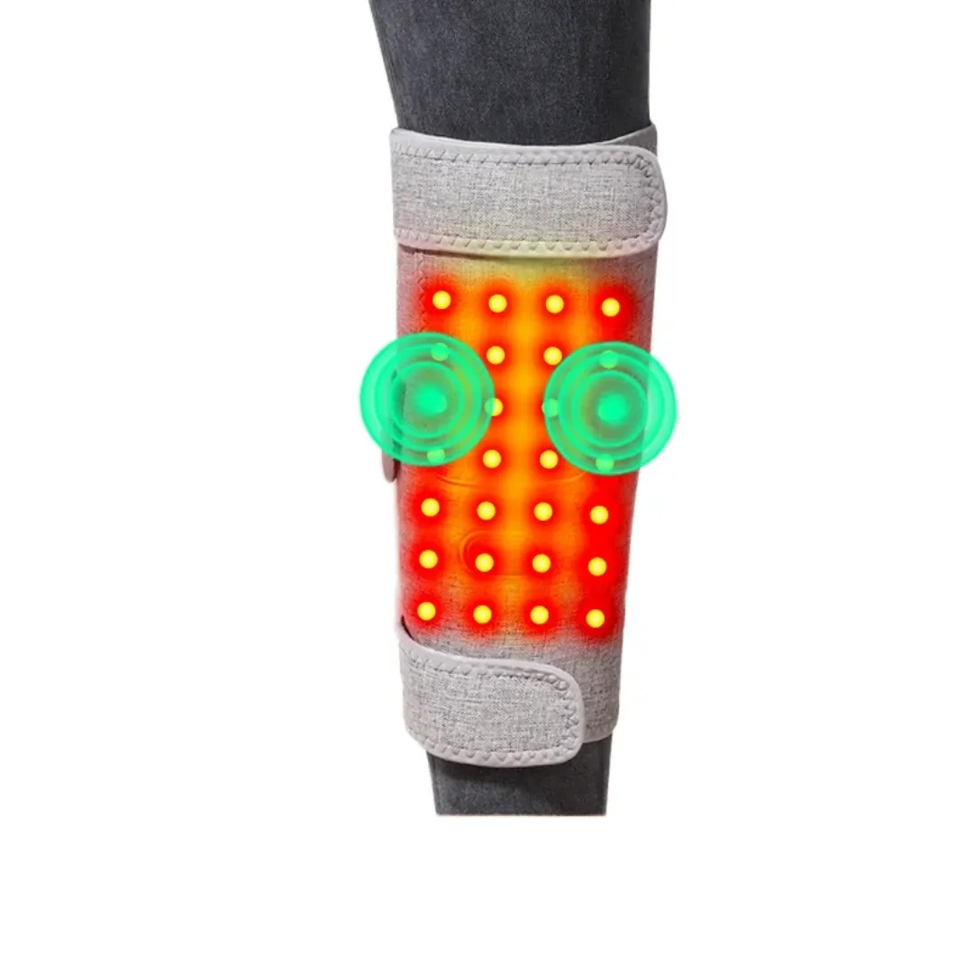 Thérapie Infrarouge À La Lumière Rouge Électrique Masseur De Genou Chauffant Soulagement De La Douleur De L'arthrite