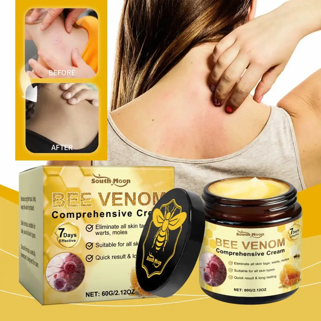 Bee venom, Crème Visage & Corps au Venin d’Abeille – Soin Réparateur, Anti-Imperfections et Hydratant Naturel