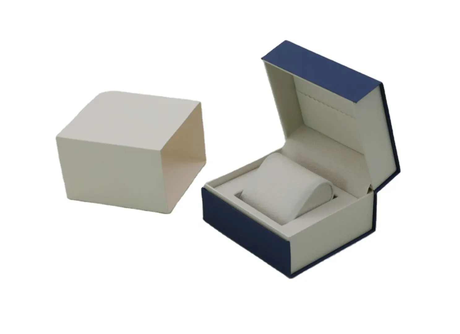 Boîte d'emballage de montre de luxe en cuir PU personnalisable