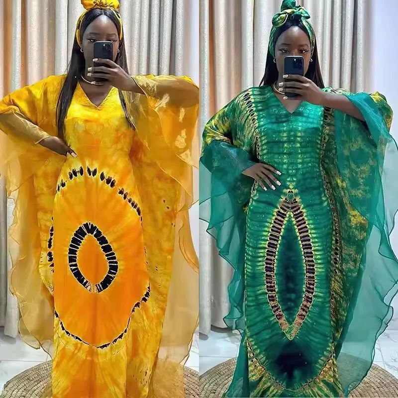 Robe africaine kaftan imprimée – Style élégant, tissu doux et coupe ample