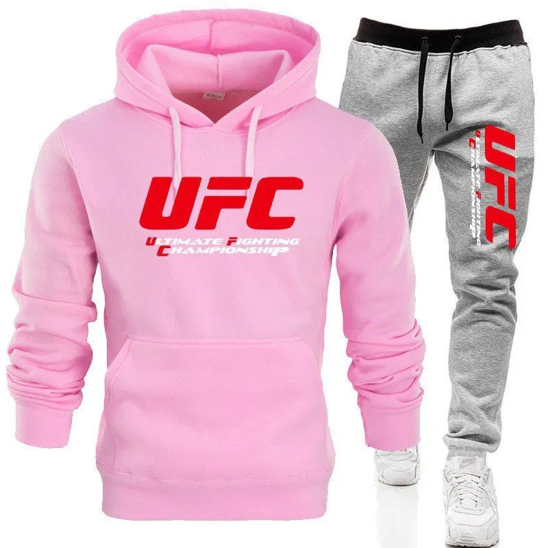 Ensemble Sweat à Capuche et Pantalon de Survêtement 2 en 1 Unisexe