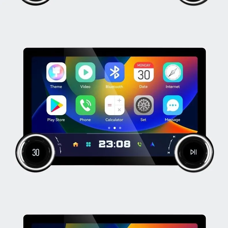 Autoradio écran tactile 9 pouces WiFi – CarPlay – Bluetooth – Caméra de recul incluse