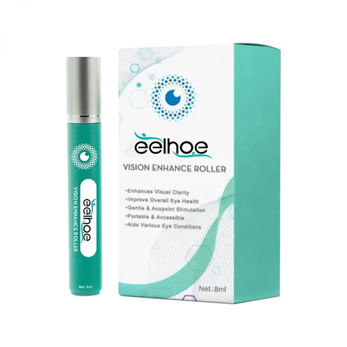 Lot de 5 pièces de Roller massage pour les yeux EELHOE - Vision Enhancement Roller