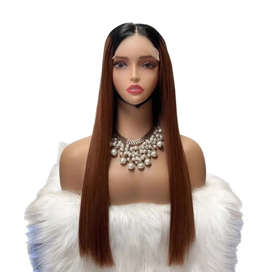 Perruque à bandeau cheveux humains 100% naturels longs raides closure