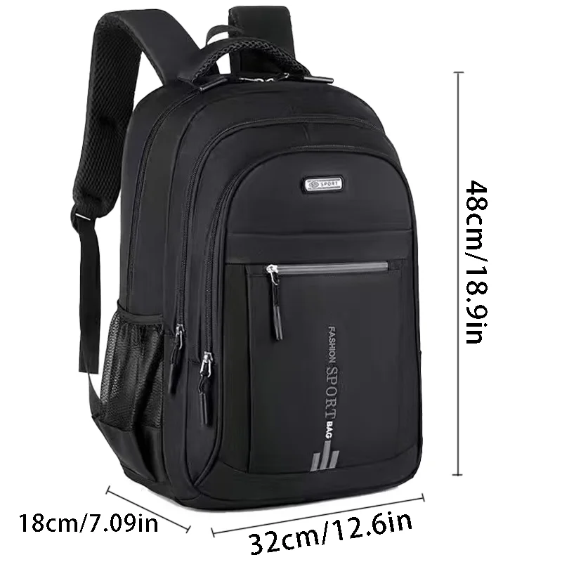 Sac à Dos Professionnel Imperméable Oxford – Grande Capacité Unisexe pour PC Portable & Voyage