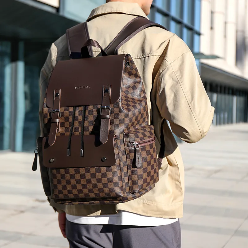 Sac à Dos Ordinateur Imperméable en PU – Style Anime Unisexe, Fermeture Américaine, Dos Ergonomique