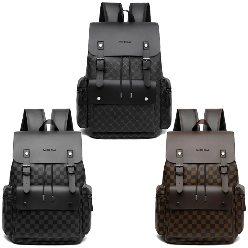 Sac à Dos Ordinateur Imperméable en PU – Style Anime Unisexe, Fermeture Américaine, Dos Ergonomique