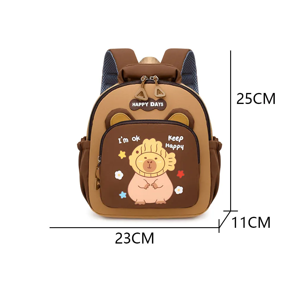 Sac à Dos Scolaire Enfant Capybara | Imperméable, Léger & Mignon | Vente en Gros