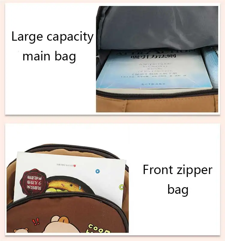 Sac à Dos Scolaire Enfant Capybara | Imperméable, Léger & Mignon | Vente en Gros