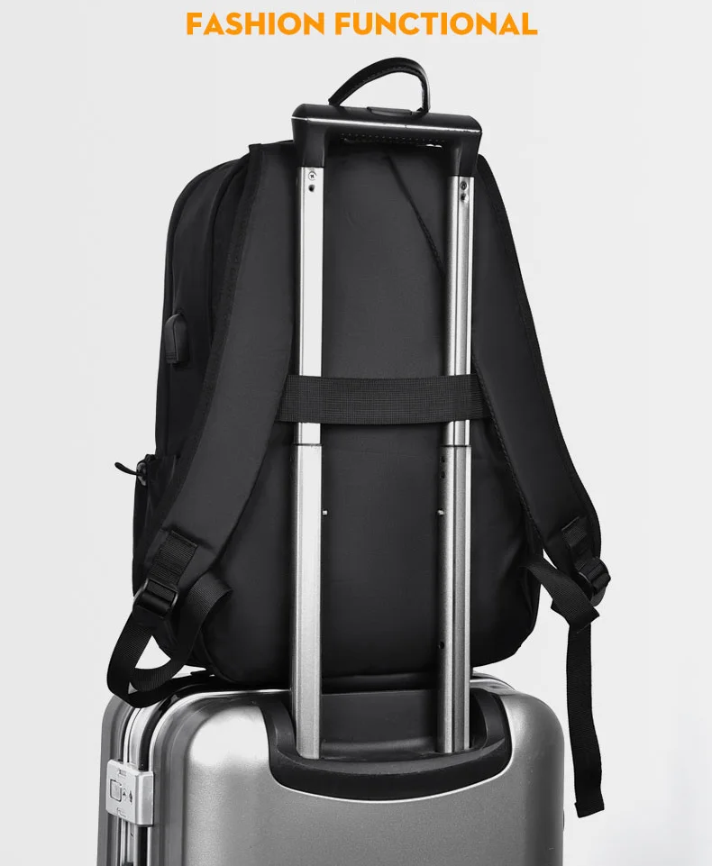 Sac à Dos Jianglida JLD2005 – Grande Capacité, Imperméable, Anti-vol avec Port USB